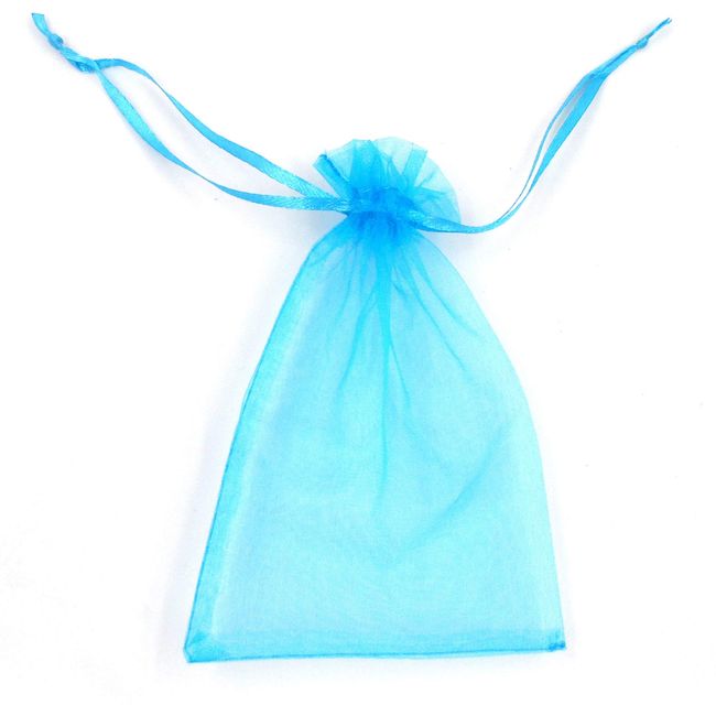 Assorted Solid Color Organza Gift Bags, Sheer Organza Bags