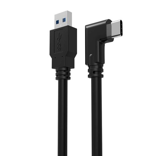 Easy Hood USB 3.0 A to USB C Cable Right Angle, 16ft Type C Charging Data Transfer Cord for Sony A7SIII A7III A7RIII A7C A7RIV Nikon Z6 Z7 Canon EOS R RP R5 R6 G7X Mark III Fuji X-T3 X-T4