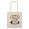 Flox Creative Tote Bag Five a Day Mango Cheesecake Natural