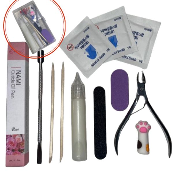 Omule Self Nail Hand Care Set Cuticle Care (Free Cuticle Oil!)