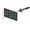 Front Bumper Tow Hook License Plate Mount Bracket For Nissan Quest 2011 - 2017
