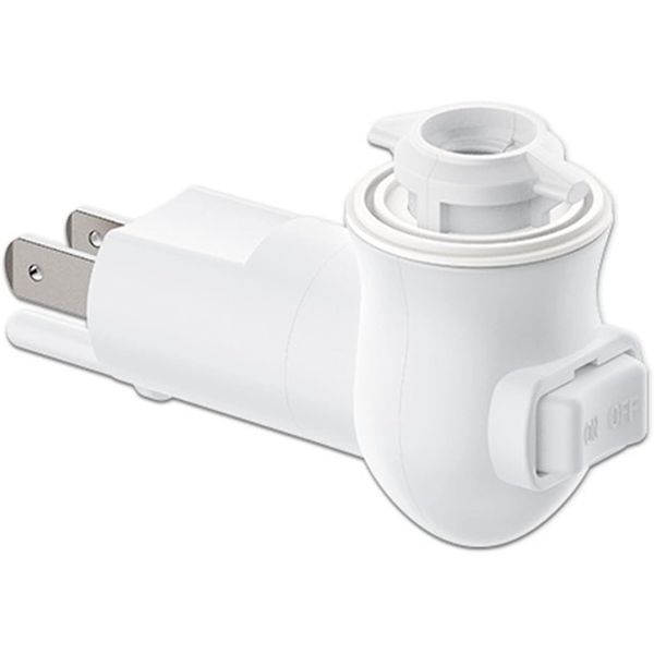 Plug in Night Light Module,Wall Light Plug with On/Off Switch,E12 Base Socket fo