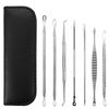 7PC Blackhead Acne Comedone Pimple Blemish Extractor Stainless Remover Tool Kit