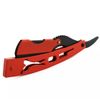 Mustache, Beard, Eyebrow Cutting and Shaping Straight Edge Razor Red & Black
