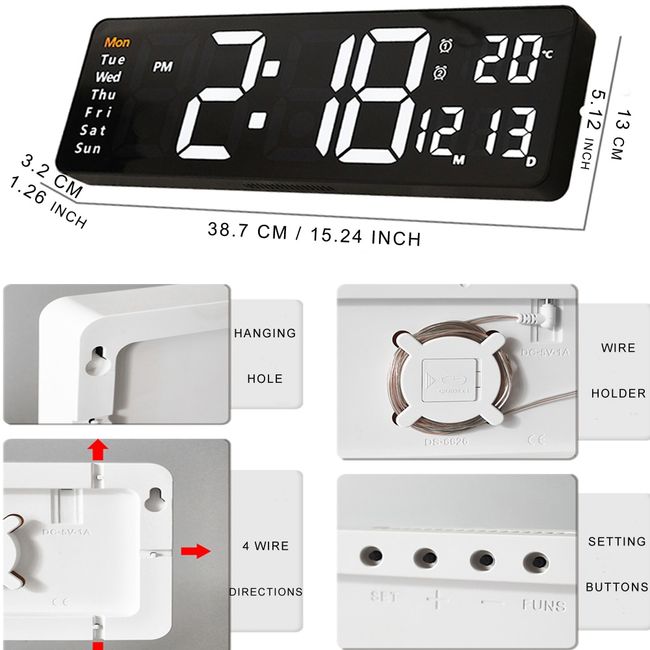 3.2'' Clock Thermometer