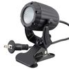 OHM LTC-COB-BB Outdoor Dustproof Waterproof LED Clip Light, Black