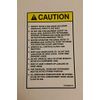 Auto Crane Decal Danger INSPECT Vehicle B