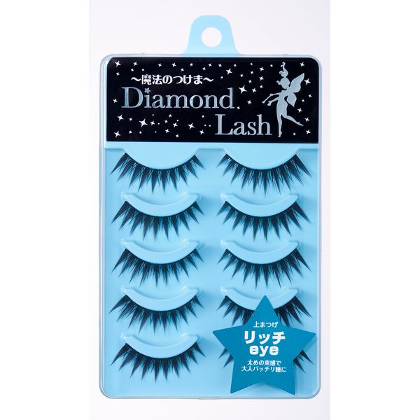 Diamond Lash Volume Series Rich eye 5 pairs fake eyelashs Natural Look Handmade lashs with Hight Quality Japanese SHIBUYA SBY brand