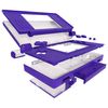 eXtremeRate ds lite compatible with custom replacement shell, replacement button, screen lens compatible with Nintendo DS Light [Purple]