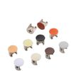Generic Plastic Screw Covers, 3mm Round Hole, Dark Brown, 100 Pcs