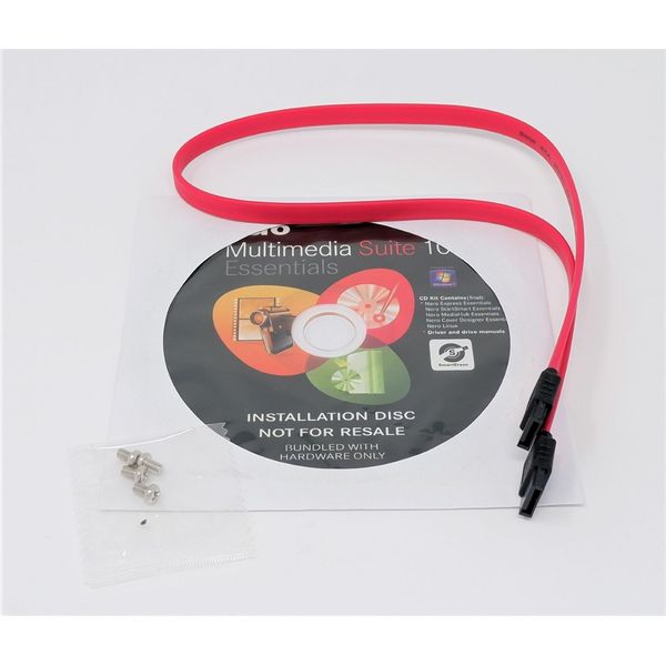 NERO MULTIMEDIA SUITE 10 ESSENTIALS INSTALL DISC W/SATA CABLE & SCREWS - NEW