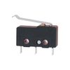 Baomain 10pcs R Type Lever Actuator Miniature Micro Switch XSS-5GL13 Black&Red
