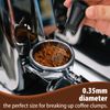 WDT Espresso Distribution Tool Espresso Stirrer Tools, 0.35mm 7 Needles Espresso Coffee Stirrer with Extra 7 Replaceable Needles (Black)