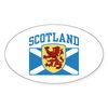 CafePress Scotland Oval Car Bumper Sticker