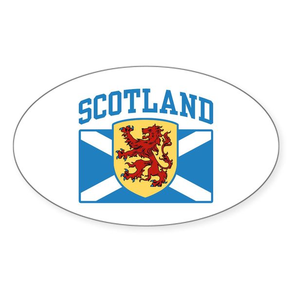 CafePress Scotland Oval Car Bumper Sticker