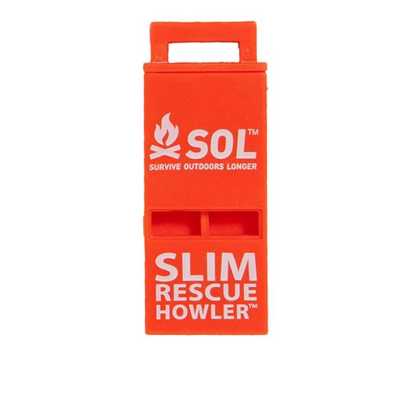 Adventure S.O.L Slim Rescue Howler Whistle (2 Pack) - AW24