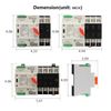 Automatic Transfer Switch Three Phase ATS 100A 220V Power Transfer Switch Din Ra