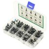 180pcs 10 Values Button Switch Tactile Switch Push Button 4Pin 6x6mm PCB Micro Momentary Tact Kit