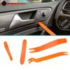 Set 4pcs Door Panel Car Trim Removal Tool Kit Clip Plastic Fastener Remover