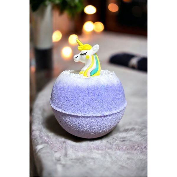 Unicorn Bath Bomb | Köpüren Kokulu Banyo Topu | 1 Adet 110-120gr Bath Bomb | Banyo Bombası