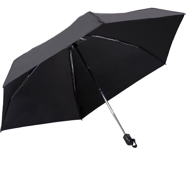 TAIKUU Folding Umbrella, Lightweight, Durable, Teflon Super Water Repellent, Compact, Folding Umbrella, For Both Sunny and Rainy Weather, Manual Opening and Closing Umbrella with Umbrella Cover, T6