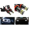RZG 2x White LED Angel Eye Headlight Halo Ring Light DRL H8 Bulb 120W Canbus For E90 E92 E82 E60 E70 E71 E84