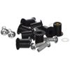 Puig 0957P Silver Windscreen Screw Kit with Well Nut