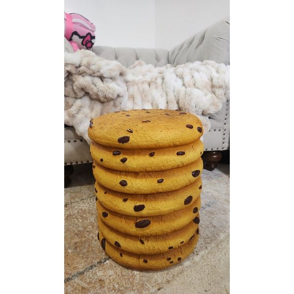 Chocolate Chip Cookie Stool Stack 17 Inches