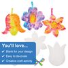 Baker Ross FX948 Flower Colour Diffusing Paper - Pack of 30, Paper Decorations for Spring