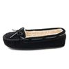 Minnetonka Women's Cally Slipper,Black,8 M US