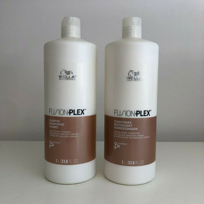 Wella FusionPlex Intensive Repair Shampoo Conditioner Duo 33.8 oz each