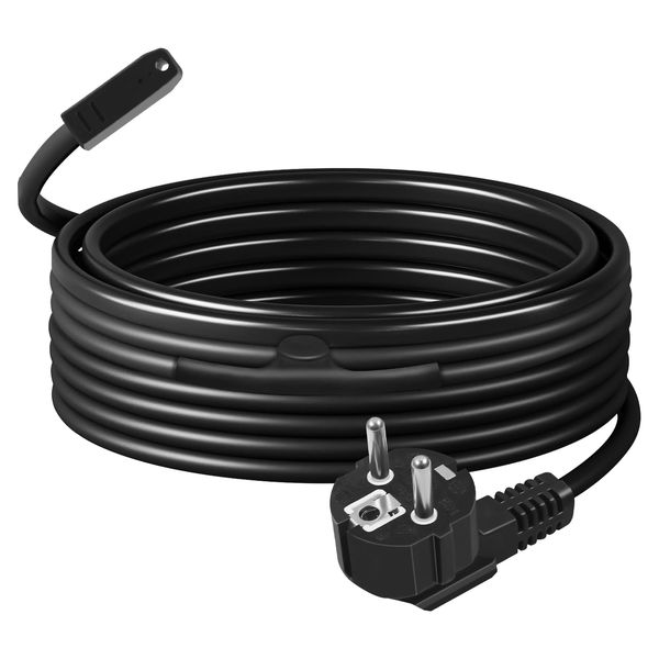 TIHOOK Self-Regulating Pipe Heating with Thermostat, Frost Protection Heating Cable, Heat Transfer Heating Water Pipe, Heating Cable for Frost Protection for Water Pipes or Plants, 4 m