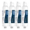 (4)AQUACREST RV Inline Water Filter,for RV and Marines,Drinking & Washing Filter
