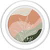 Boho Botanical Green & Neutral Abstract Wavy Stripe PopSockets MagSafe PopGrip for iPhone