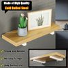 Floating Shelf BracketsWhite T Bracket for Shelves Heavy Duty Hidden Joint An...