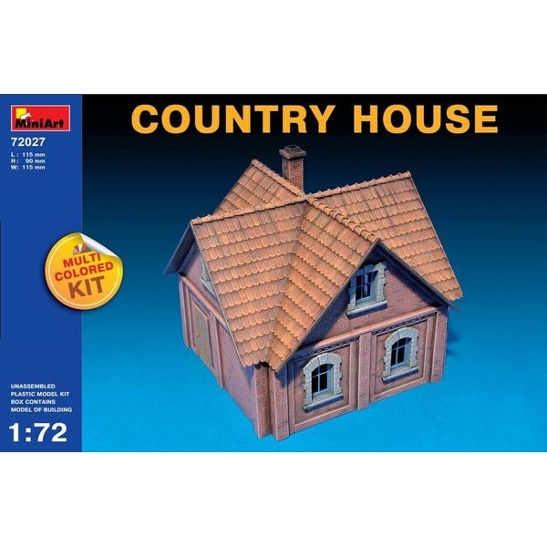 Miniart 1:72 Scale Country House Plastic Model Kit