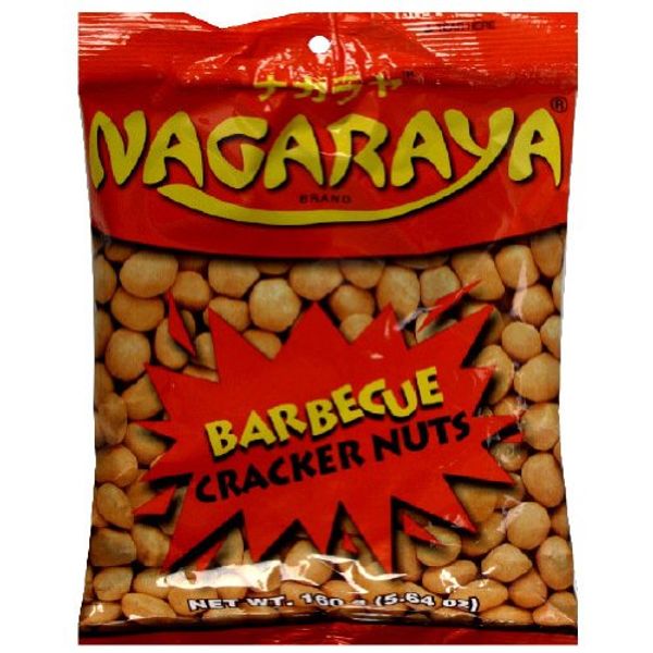 Nagaraya, Cracker Nuts Bbq, 5.64-Ounce (12 Pack)