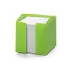 Durable Trend Note Box with 800 White Paper Notes - Opaque Green
