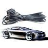 Dashboard Flush Mount Car AUX Extension Dual USB Type-C Port Panel Cable Adapter