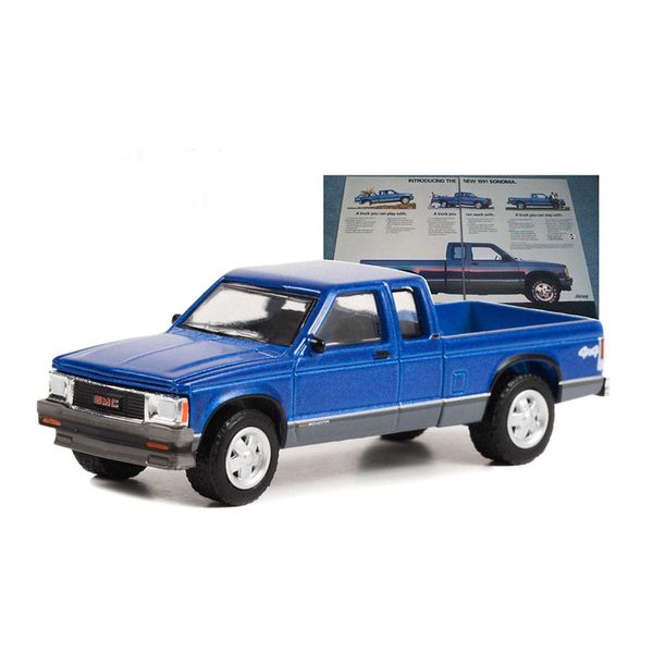 Greenlight 1/64 1991 GMC Sonoma Pickup Truck Vintage Ad Cars Series 8 39110-F