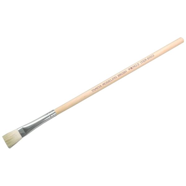 Tamiya 87013 Makeup Material Series No.13 Modeling Brush, Flat Brush No.5