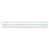 Helix L30 300mm Clear Plastic Magnifying Ruler With 2x Magnification, EACH