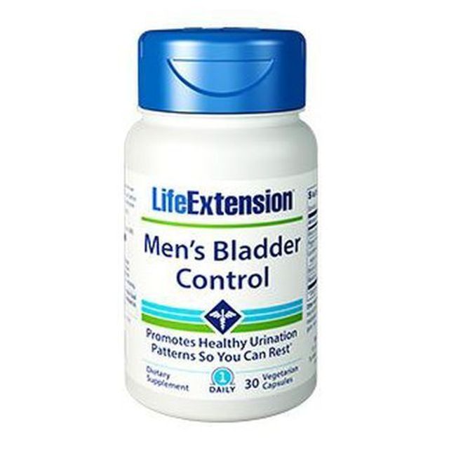 Men's Bladder Control 30 Veg Caps By Life Extension