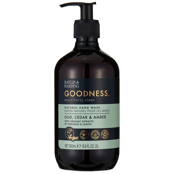 Baylis & Harding Goodness Oud, Cedar & Amber Natural Hand Wash 500ml