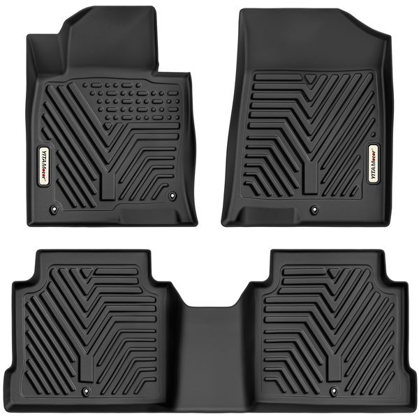 YITAMOTOR Floor Mats Compatible with Optima & Sonata, Custom Fit Floor Liners...