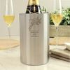 Personalised Botanical Wine Cooler. Engraved with any message over 3 lines.