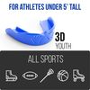 Electric Blue SISU 3D Junior Mouth Guard
