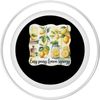 Easy Peasy Lemon Squeezy Fresh Citrus Delight PopSockets PopGrip for MagSafe