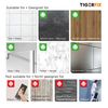 Tiger TigerFix type 2 Adhesive System, Metal, Chrome, 3.3 x 2.9 x 0.6 cm