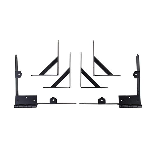 Nuvo Iron Gate Corner Frame Brace Kit, Black, 1 Count (Pack of 1)